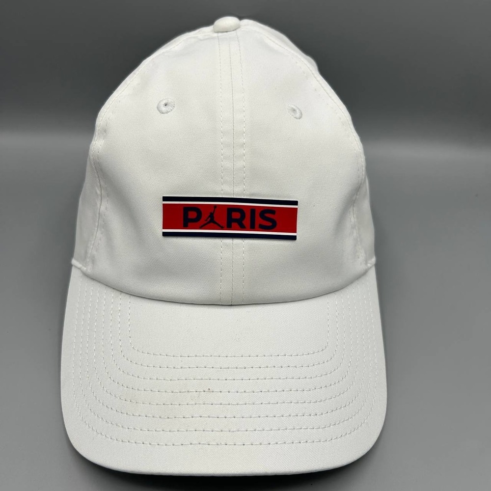 Air Jordan Paris Saint Germain Hat Men White‎ Jumpman Strap Back Cap